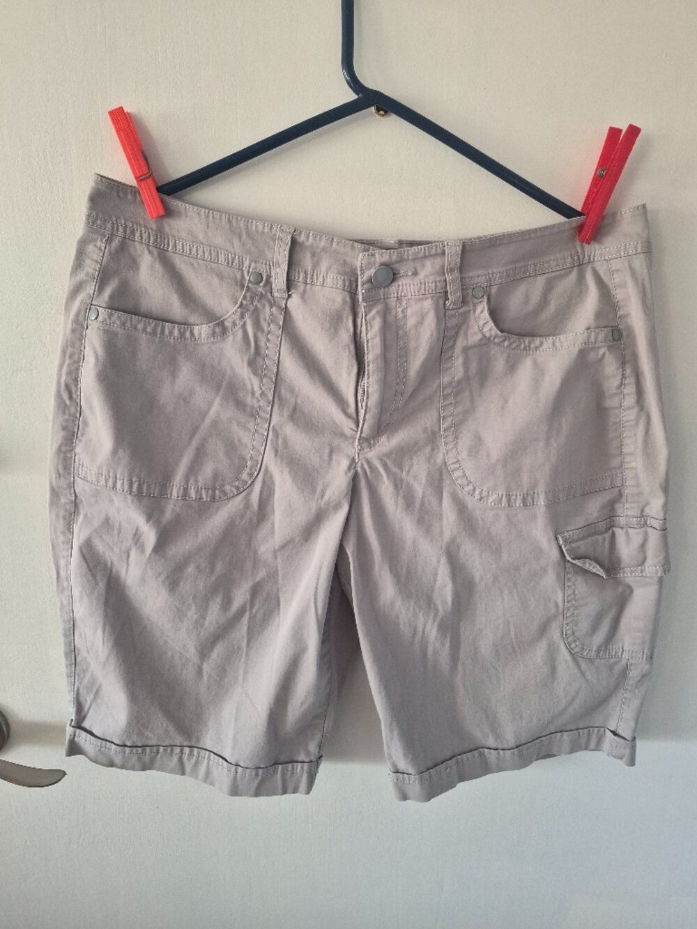 Twill cargo shorts
